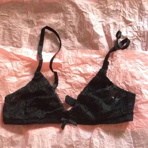 Wildfox Intimates Black Lace Bralette